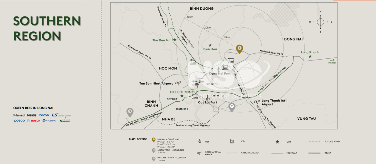 FACTORY FOR LEASE IN HO NAI INDUSTRIAL PARK, DONG NAI (ONLY 1 HOUR FROM CAT PORT)
