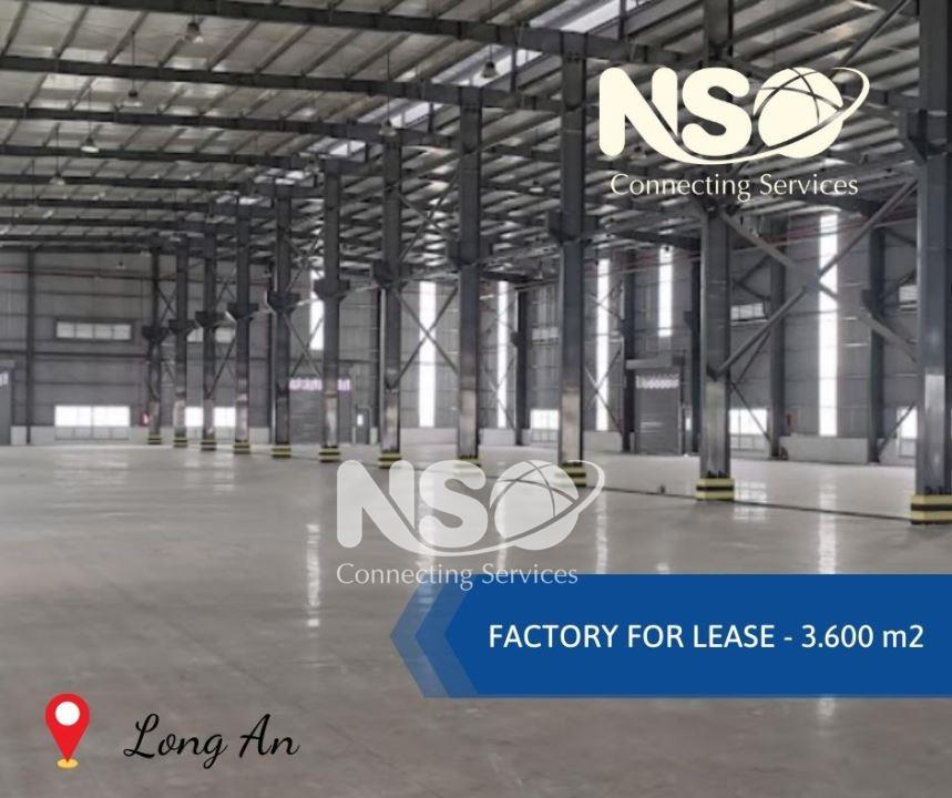 FACTORY FOR LEASE IN CAU TRAM – CAN DUOC IP, LONG AN