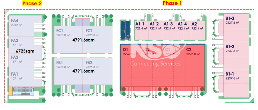 Factory for lease in VSIP Hai Phong Industrial Park