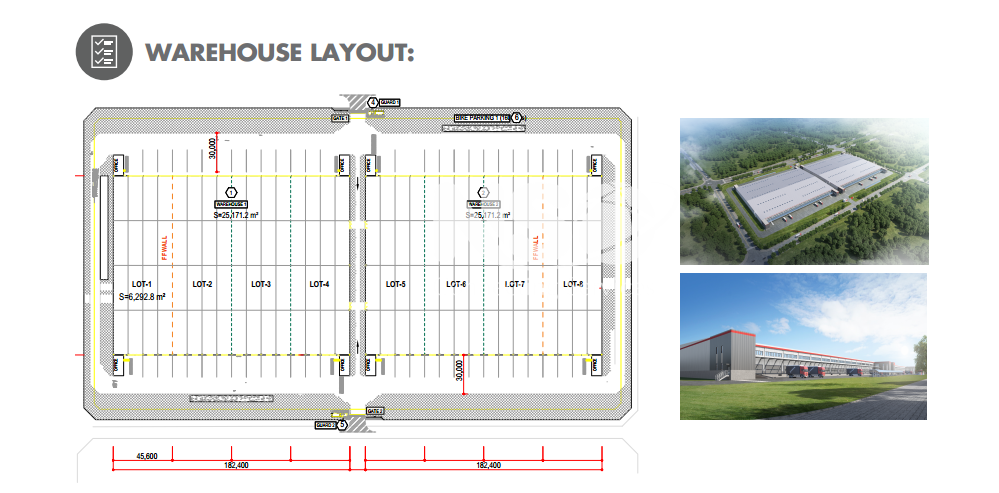Warehouse for lease in Tan Duc Industrial Park, Duc Hoa, Long An