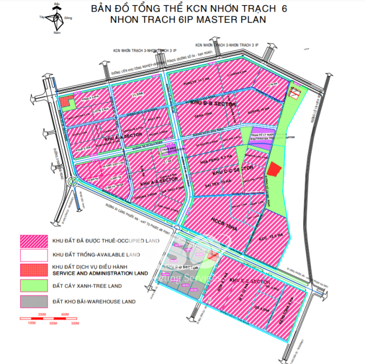 Land for sale in Nhon Trach 6 IP