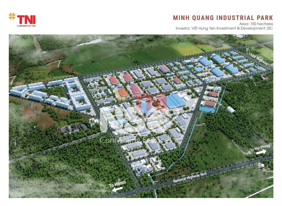 Selling 6.5 hectares in Minh Quang Industrial Park, Hung Yen