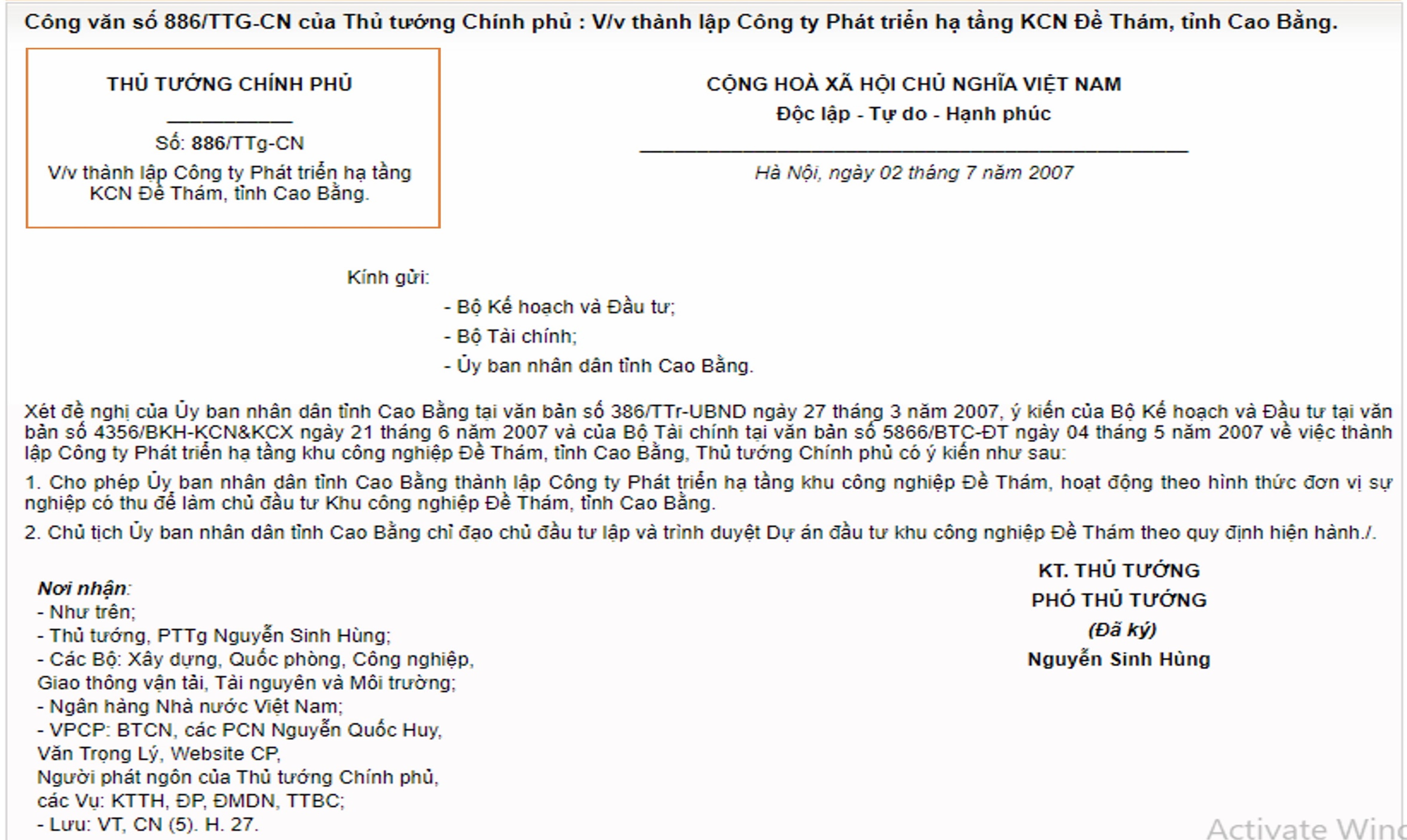 De Tham Industrial Park