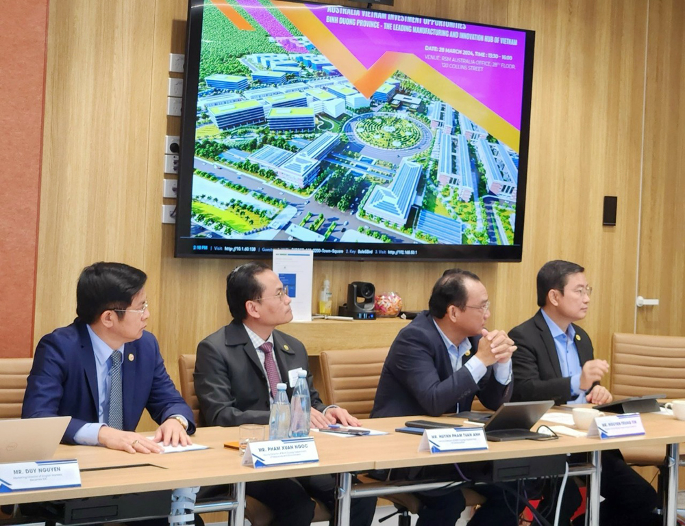 Binh Duong is always ready to welcome investors from Australia